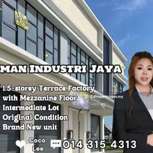 Taman Industri Jaya @ Brand New Original 1.5-storey Terrace Factory