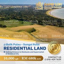 Freehold Residential Land @ Sungai Rusa, Balik Pulau