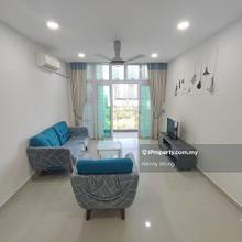 Full loan 2 room service apartment fully furniture at one medini