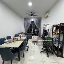 Crescent Bay Suite, Permas Jaya, 2 plus 1 bedrooms, furnished, gng