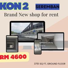 Brand new shoplot  ikon2 seremban for rent