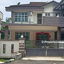 Sungai Mati double storey terrace house end lot