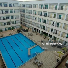 Partially furnished penthouse for rent in Loyal Garden