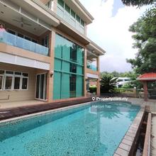 Well maintained 3 storey bungalow with swimming pool