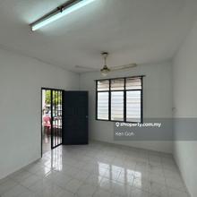 Newly painted First floor Corner flat at Taman Mesra for Rent