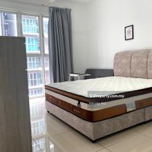 Pacific place balcony master fully furnished room lrt station