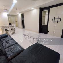Spacious, fully furnished, high floor with view, near LRT station!