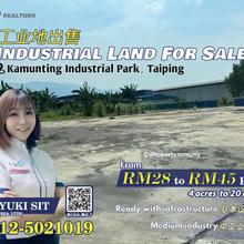 Taiping Kawasan Perusahaan Kamunting Industrial Land For Sale