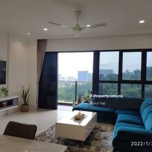 Fully furnished forest view with balcony! high floor corner lot!