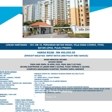Auction Villa Emas Condo !! Below Market Price!!