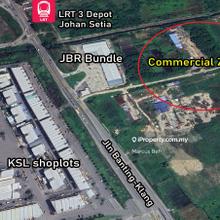 High potential 2 acres Commercial Zoning land for sale