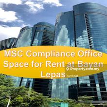 MSC Compliance Office Space for Rent at Bayan Lepas
