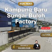 Kampung Baru Sungai Buloh Factory For Rent