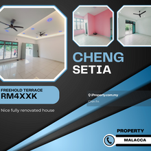 Freehold Fully Renovated Brand New 2 Sty Teres House Cheng Setia