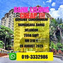 Bank Lelong Armanee Condominium Damansara Damai Selangor