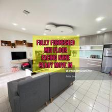 Fully Furnished / Mid Floor / Ready Move In