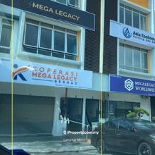 Main road bandar satelit 3 storey shop