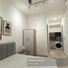 Dual key studio room with washer cum dryer
