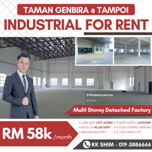 Tampoi 46,920 sqft Multi Storey Detached Factory for Rent