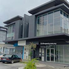Semi D Equine Commercial Park Taman Equine Facing Main Road for rent 