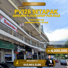 Pv128 Setapak Ground Floor Shop For Sale