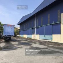 Strategy Location West Port Port Klang Detached Warehouse for Sale