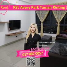 Masai Ksl Avery Park Taman Rinting Residence Full Furnished 3bed