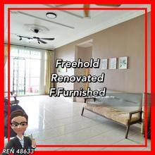 Freehold / Renovated / Fully furnished / Bumi lot