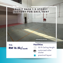Bukit Raja Semi detached factory for rent 