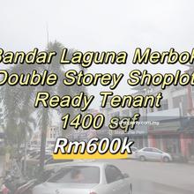 Roi 5.2 % Bandar Laguna Merbok 2 St Shop Ready Tenants Good For Invest