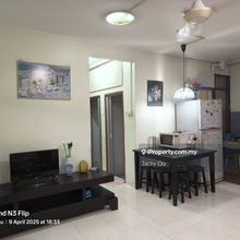 Taman Sri Pulai Perdana flat 3 rooms fully furnished