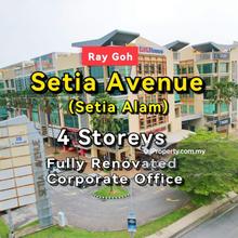 Setia Avenue @ Setia Alam ( 4 storeys Corporate Office Full Reno)