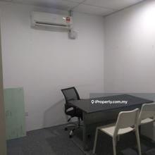 Fully furnished office room with air cond in Ipoh ready to move in