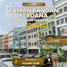 Taman Pandan Perdana Ground Floor Shop For Rent 