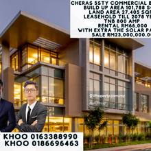Cheras 5sty Commercial Building Bu 101ksf Fully Tenant Rental Rm66,000