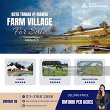 Nature farm village with beautiful landscape for sale