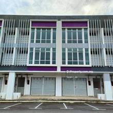 Senai Shoplot facing main road
