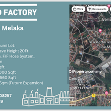 Detached Factorey C/W 2 Storey Ofiice Building At Telok Mas Melaka
