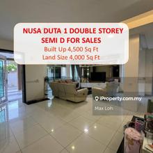 Nusa Duta 1 Double Storey Semi D For Sales