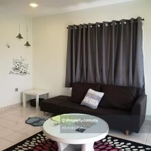 Partial furnished,tenanted,end lot,non bumi,high floor,convenient shop