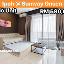 Ipoh @ Sunway Onsen Condominum Fully Furnished Studio Unit For Sale