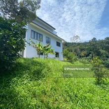 Tapah perak agricultural land with new bungalow,retirement,duriantrees