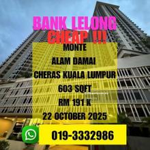 Bank Lelong Menara Montena Alam Damai Cheras Kuala Lumpur