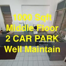Mahsuri Apartment 1000 Sqft 2 Car Park Middle Floor Good Deal