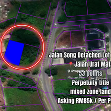 Jalan song urat mata freehold land for sale