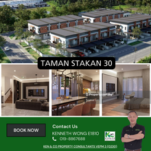 Double Storey Terrace For Sale at Taman Stakan 30