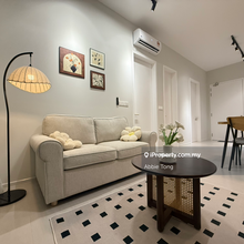 Laurel 2r1b w/balcony 548sqft high flr brand new fully furnished