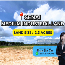 Senai 2 Acres Medium Industrial Land Beside Mainroad