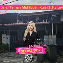 Kulai Taman Muhibbah Kulai Beautiful 2 Storey Low Cost Terrace 3bed