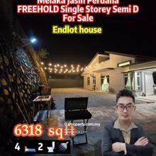 Melaka Jasin Perdana Freehold Single Storey Endlot Semi D For Sale